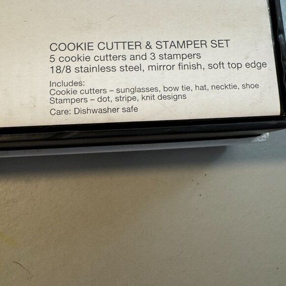 Neiman Marcus Scott Sternberg Designs "Band of Outsiders" Cookie Cutter & Stampe - Picture 3 of 12